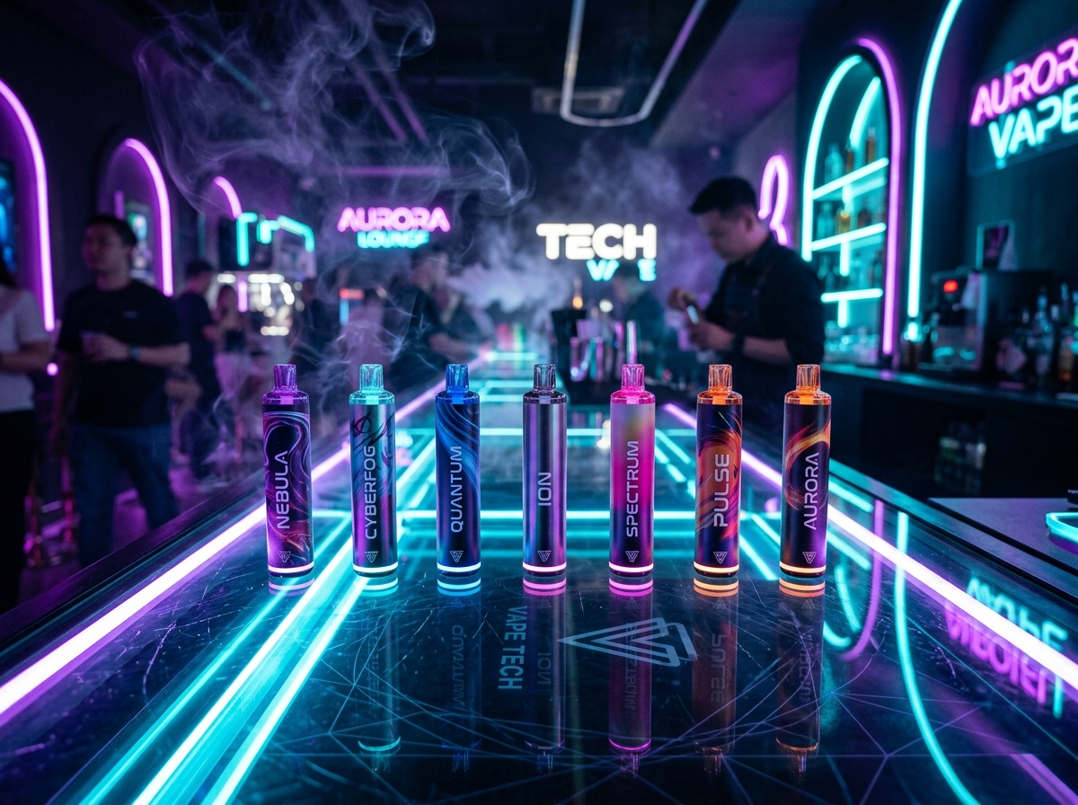Disposable vape products selection at SmokeAMania